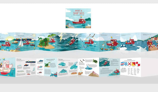 Fold Out Pages Book : What does a Ship See?