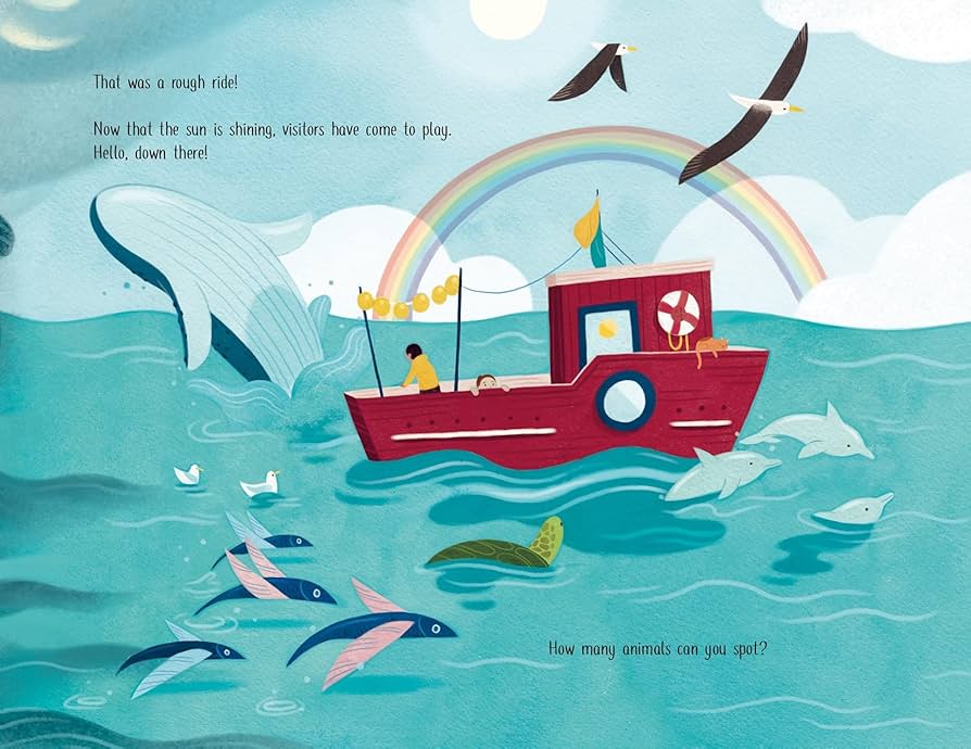 Fold Out Pages Book : What does a Ship See?