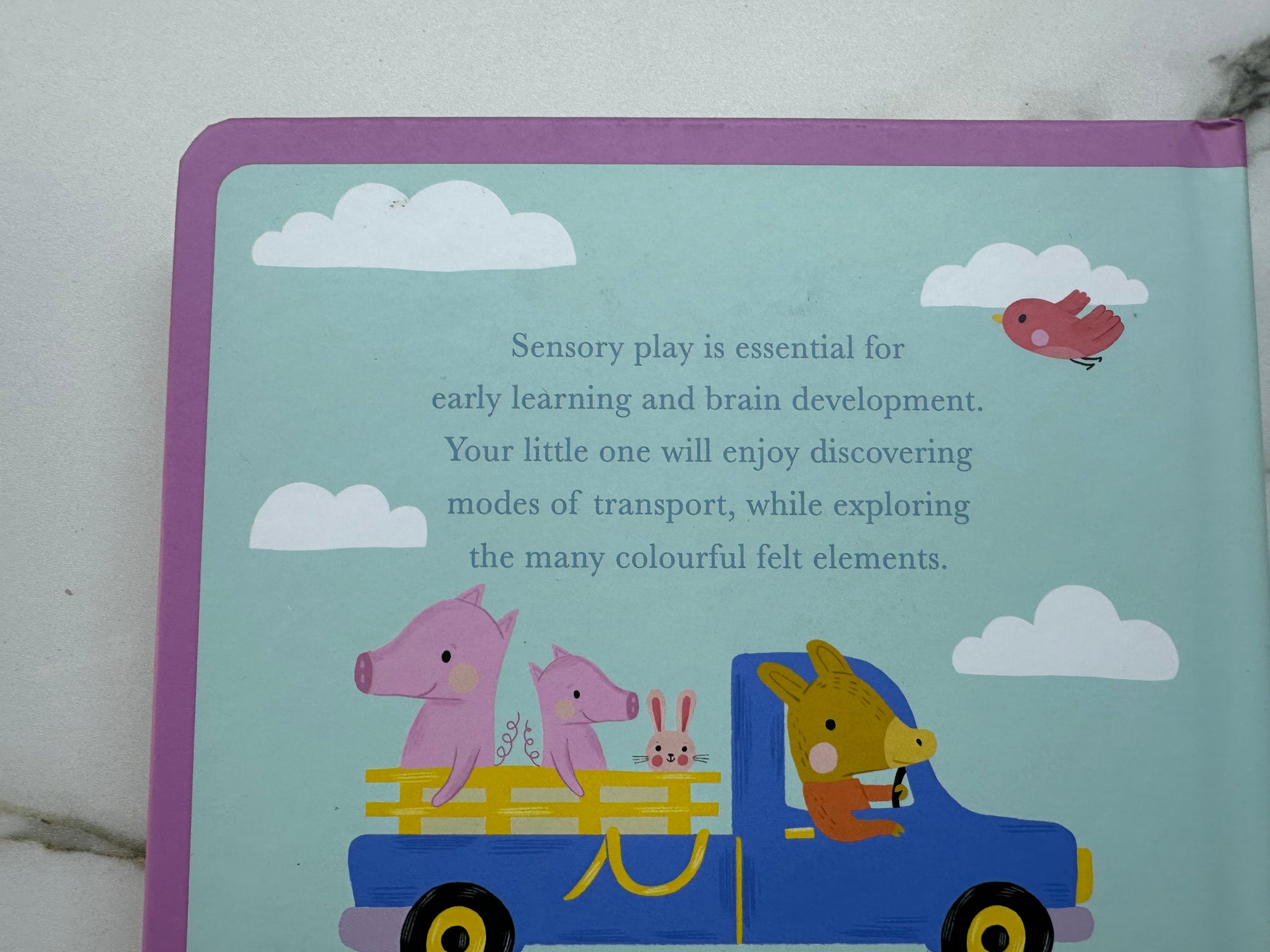 Vroom Felt Soft to touch Book