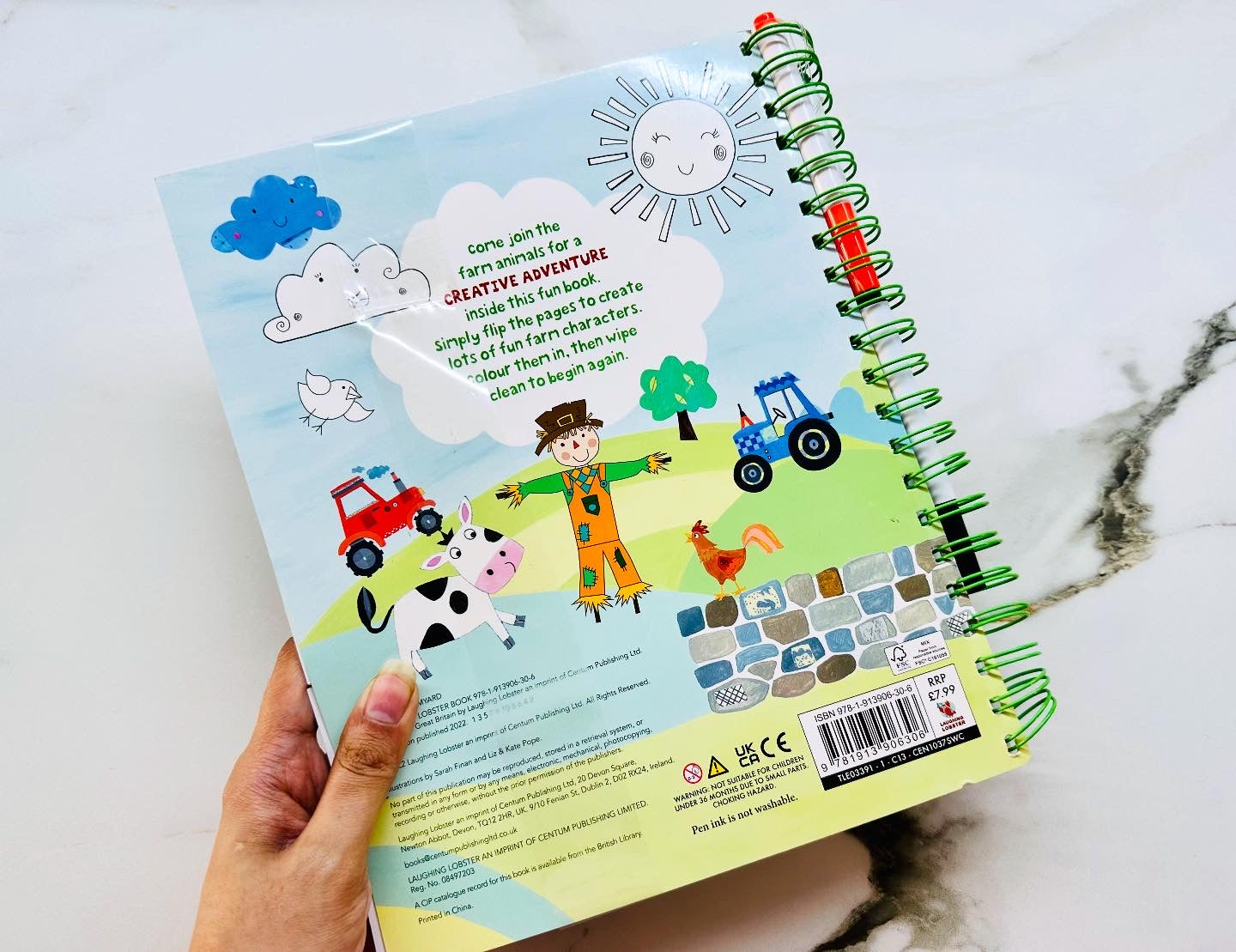 Wipe and Clean Mixed Up Farmyard with 4 pens to use