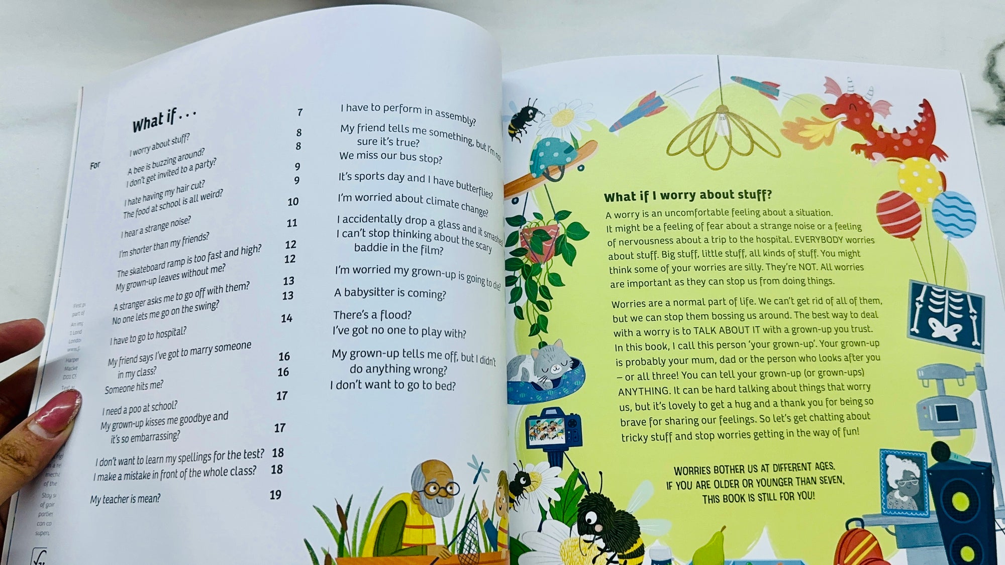 Worries Big And Small For 7 Year Olds