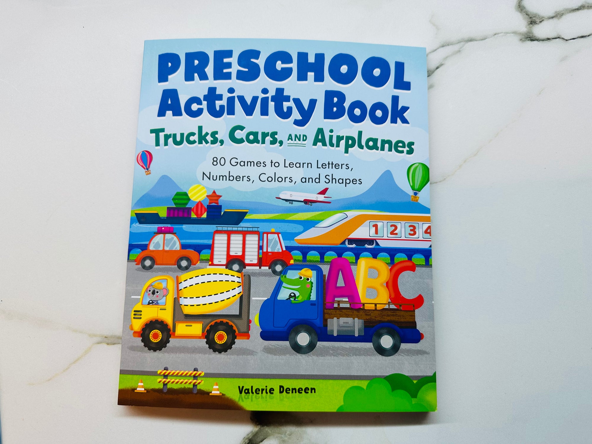 Preschool Activity Book : Trucks , Cars and Airplanes