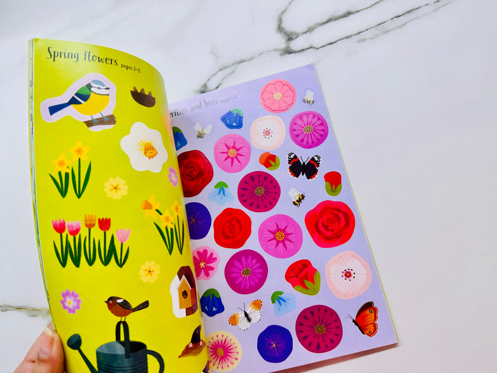 Usborne Little First Flowers Stickers Book