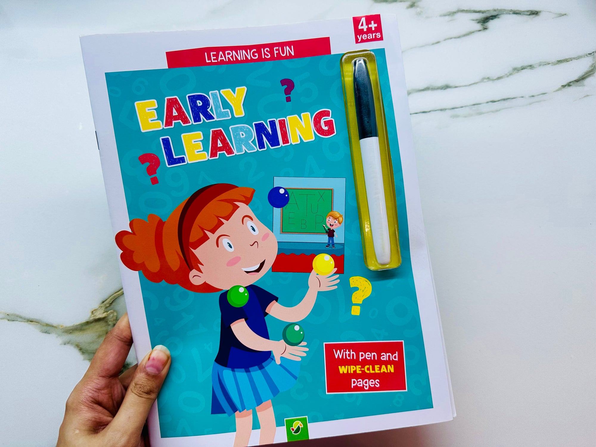 Early Learning Wipe And Clean Book With Fun
