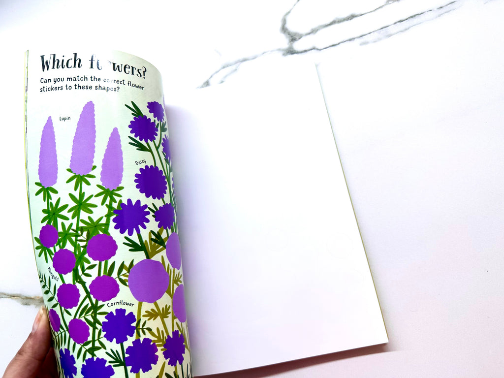 Usborne Little First Flowers Stickers Book