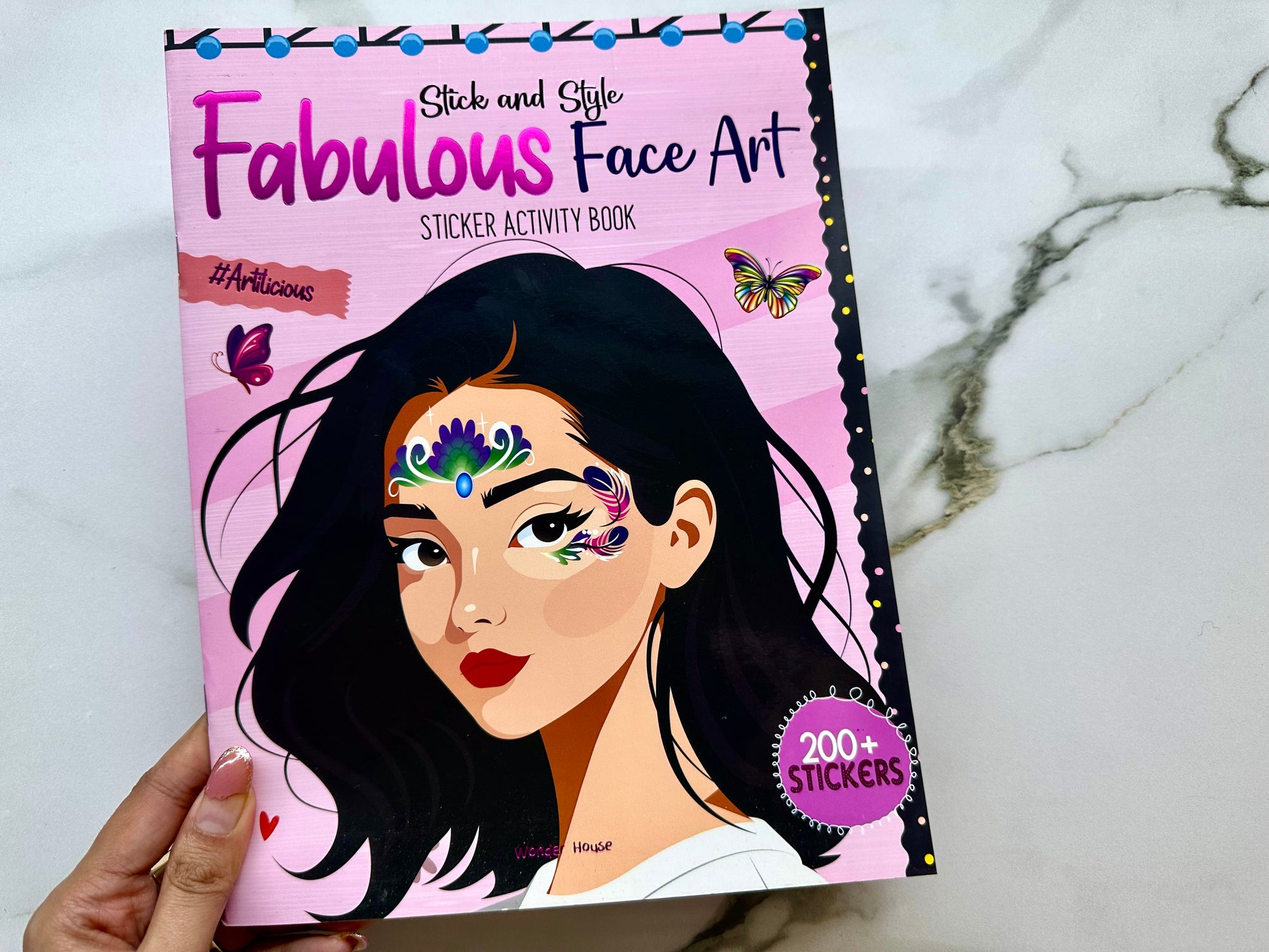 Fabulous Face Art Sticker Activity Book