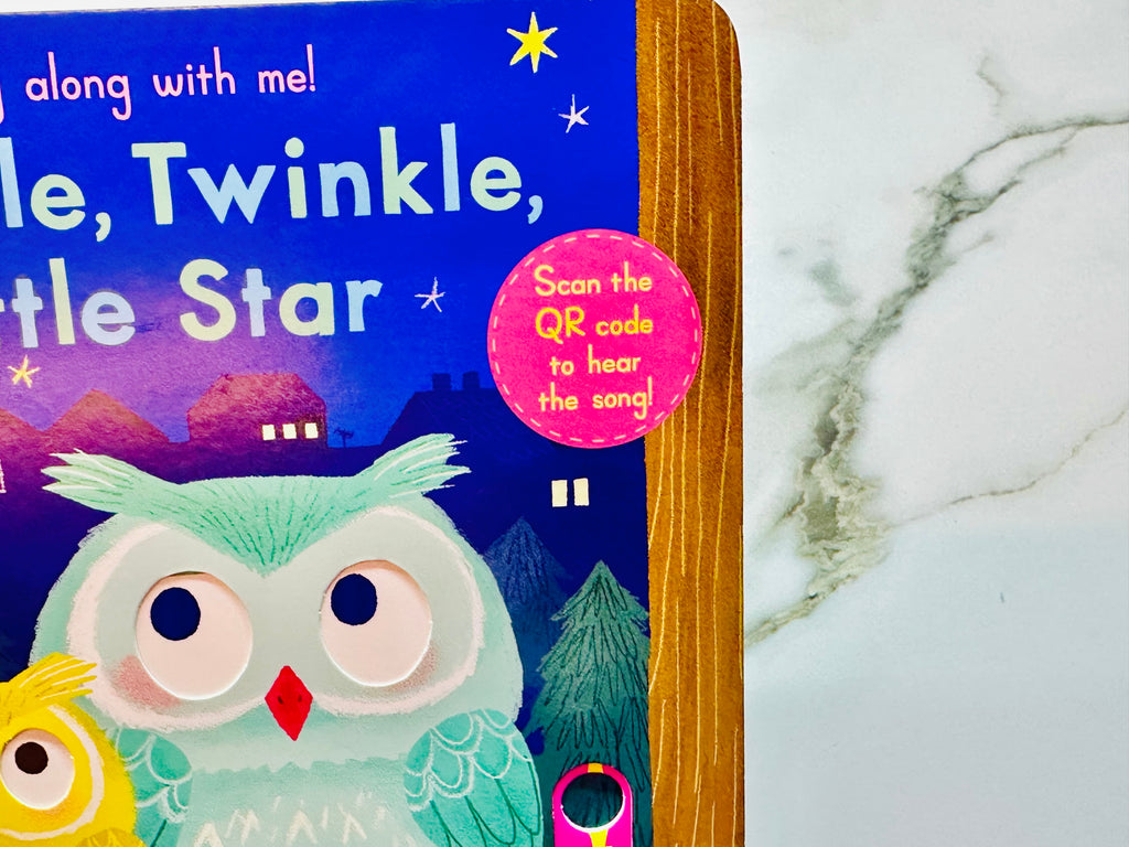 Twinkle Twinkle Little Star Push Pull Book with QR Code to Scan And Sing Along
