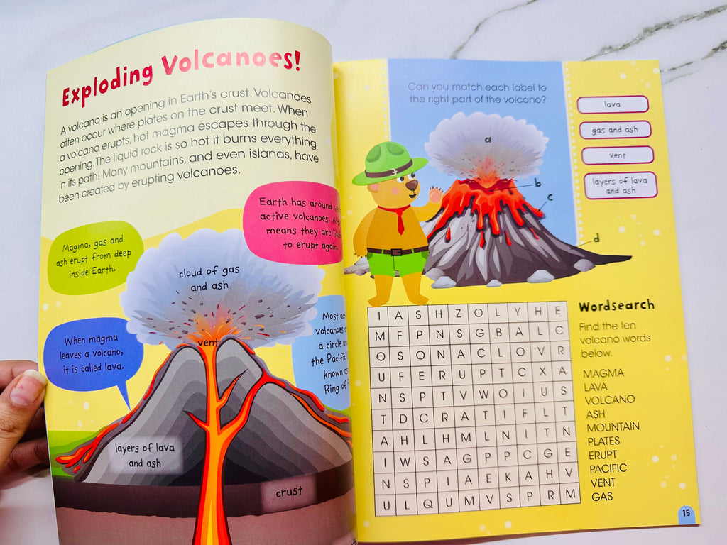 Mountains , Valleys, Rivers And Oceans Puzzle Book