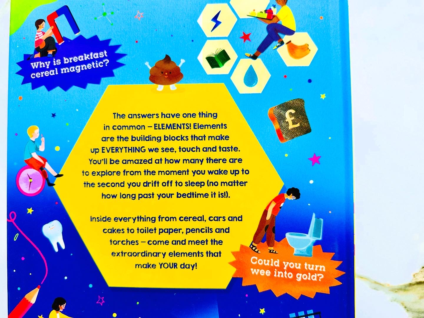 Elements of the day from wake up to bed time an eye opening look at science