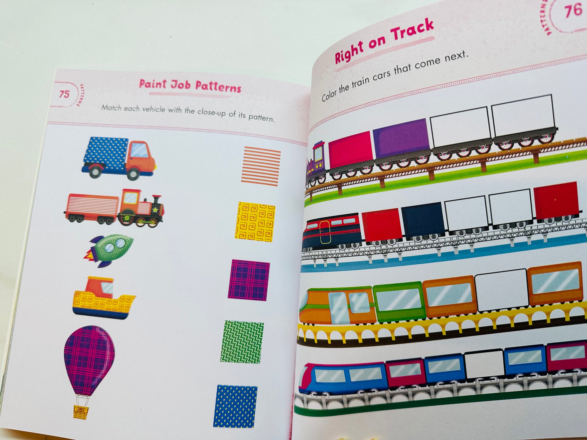Preschool Activity Book : Trucks , Cars and Airplanes