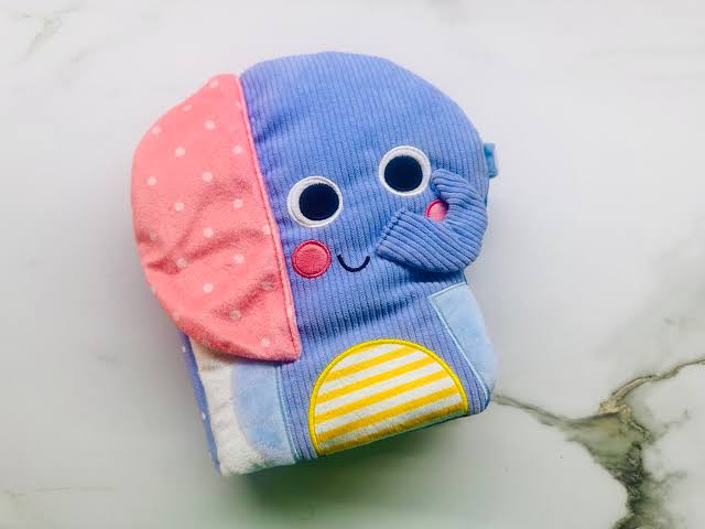 Elephant’s Bedtime Cloth Book With Crinkle Page