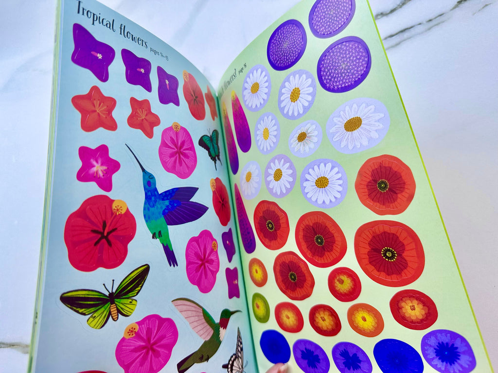 Usborne Little First Flowers Stickers Book