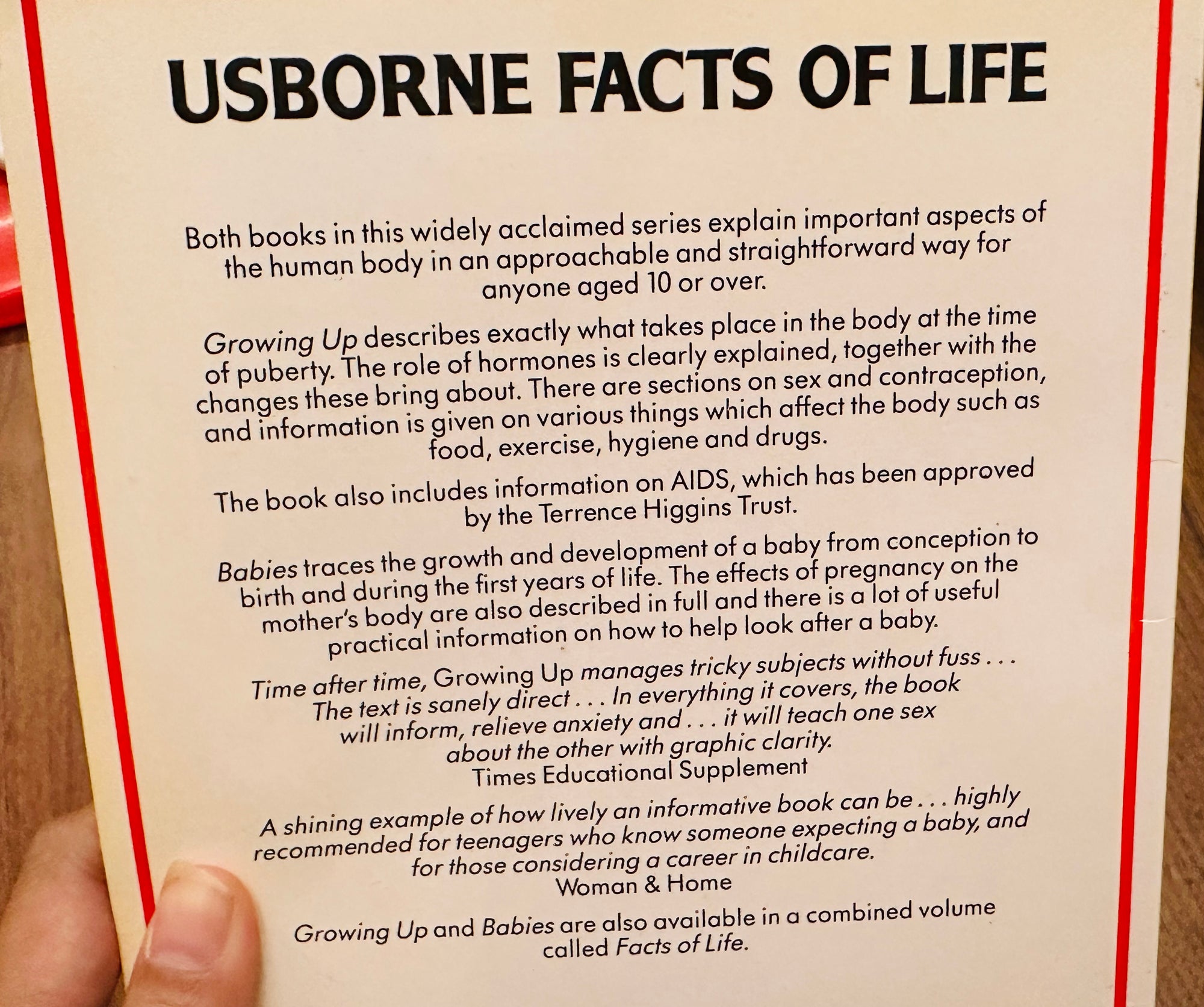 Usborne’s Book of Growing Up
