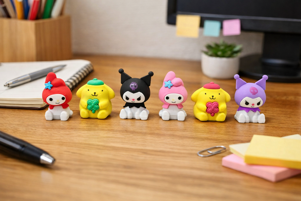Adorable Sanrio Character Erasers