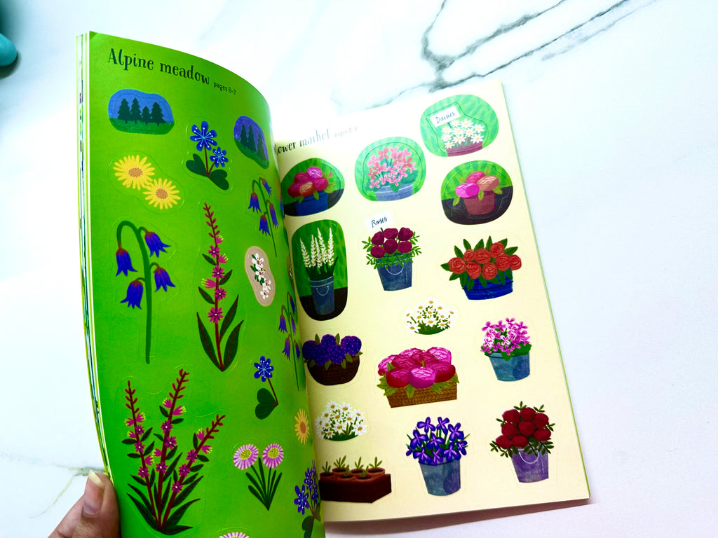 Usborne Little First Flowers Stickers Book