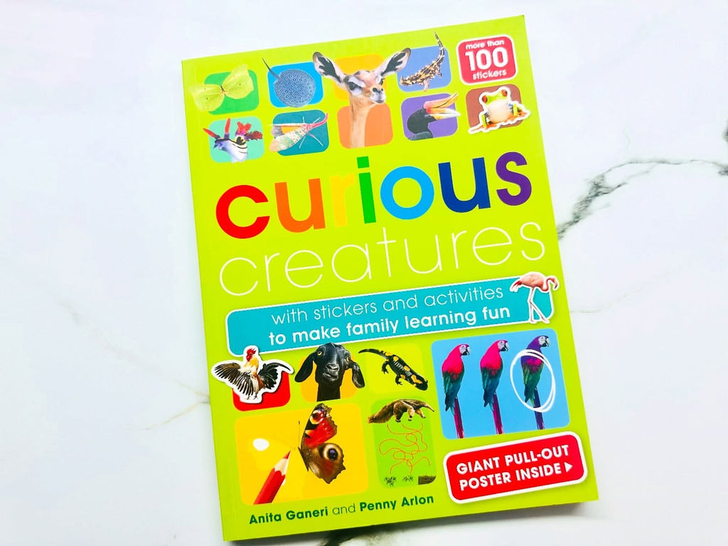 Curious Creatures with Stickers and Activities to make family learning fun
