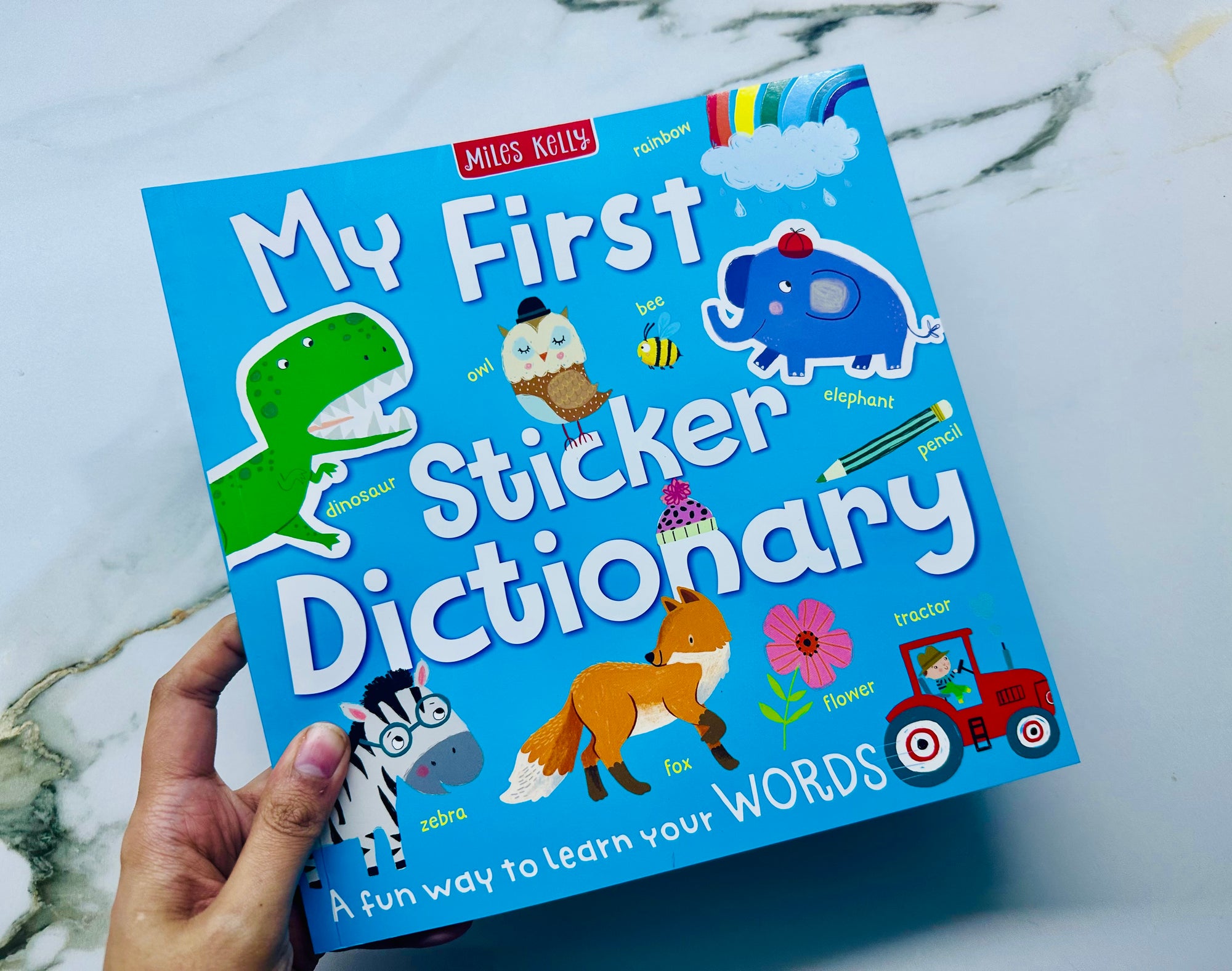 My first sticker dictionary book