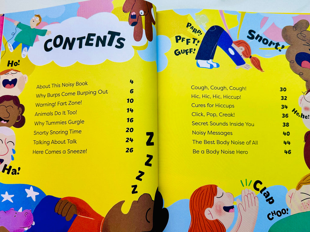 Snore Sneeze Burp! A Book Full Of Body Noises.