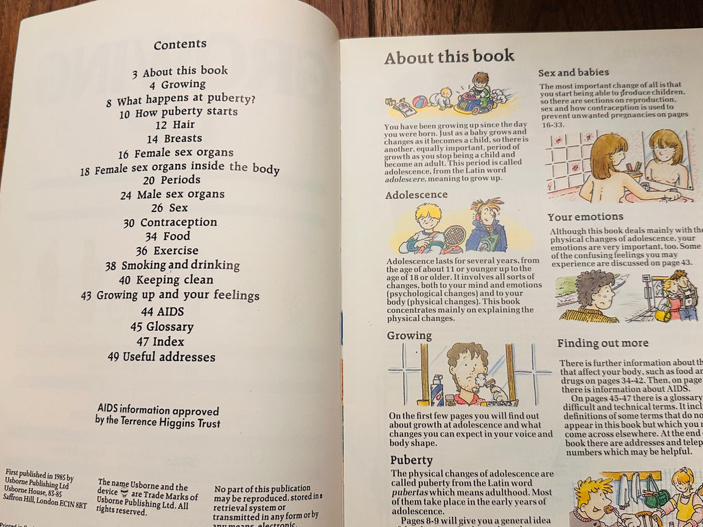 Usborne’s Book of Growing Up