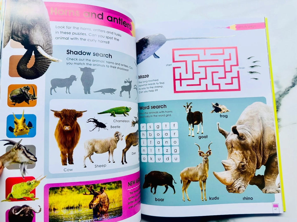 Curious Creatures with Stickers and Activities to make family learning fun