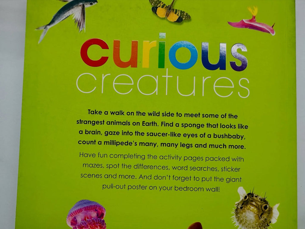Curious Creatures with Stickers and Activities to make family learning fun