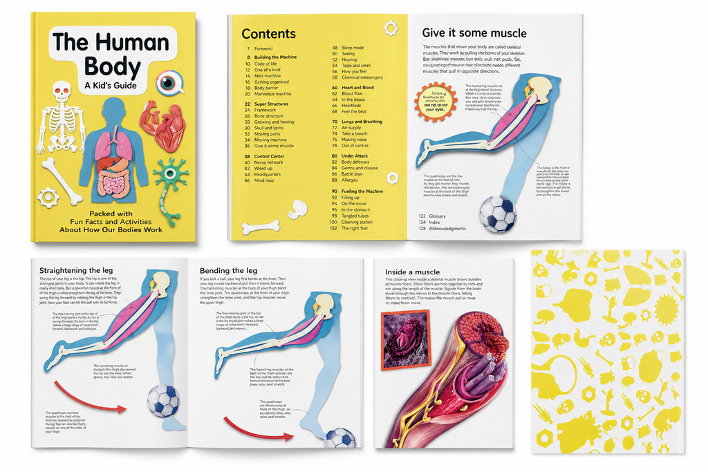 My Amazing Body Machine: A Colourful Visual Guide To How your Body Works