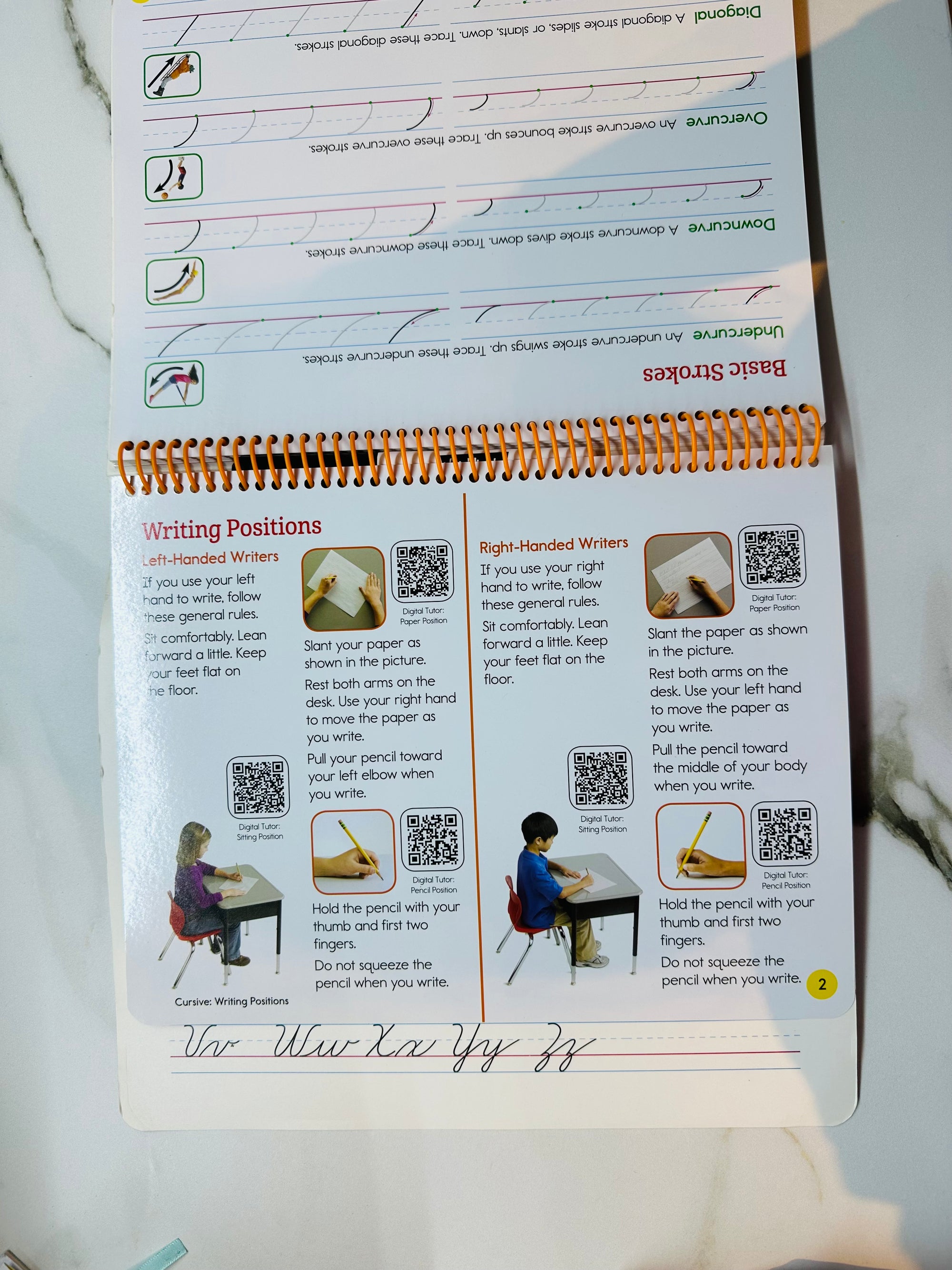 Wipe On Wipe Off Lets Write Cursive Spiral Book