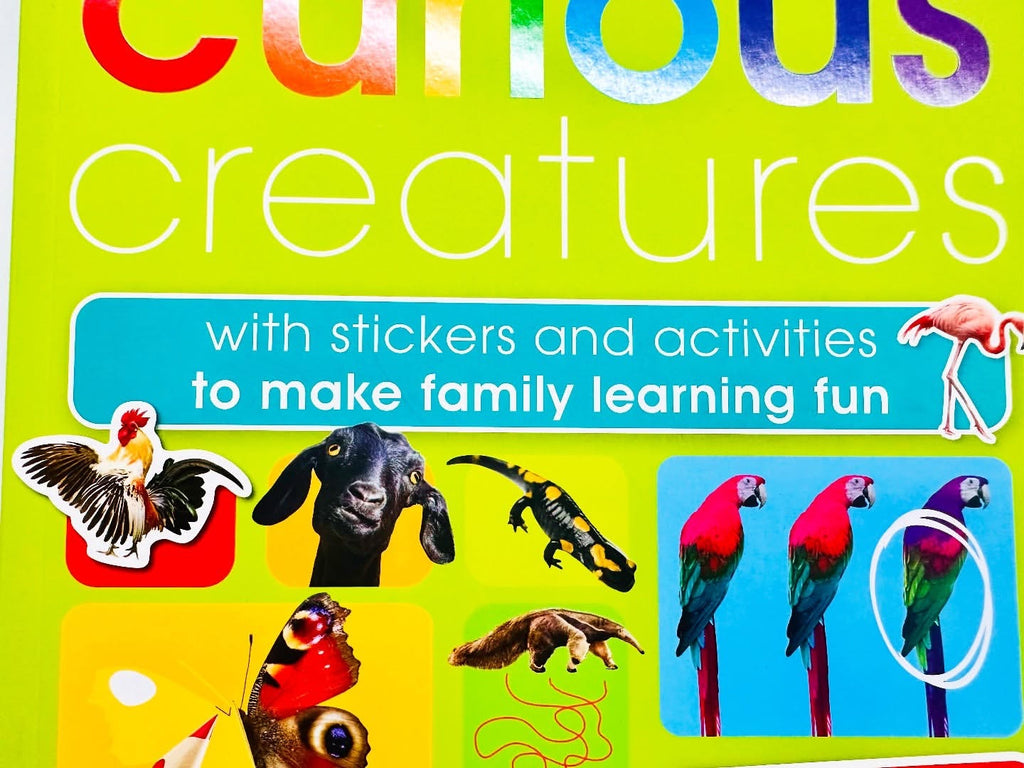 Curious Creatures with Stickers and Activities to make family learning fun
