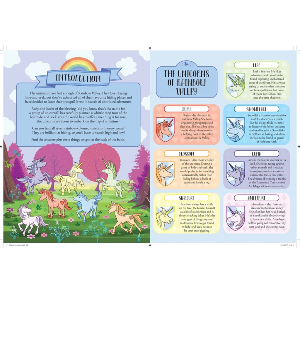 Where’s the Unicorn ? Search and Find Activity Book