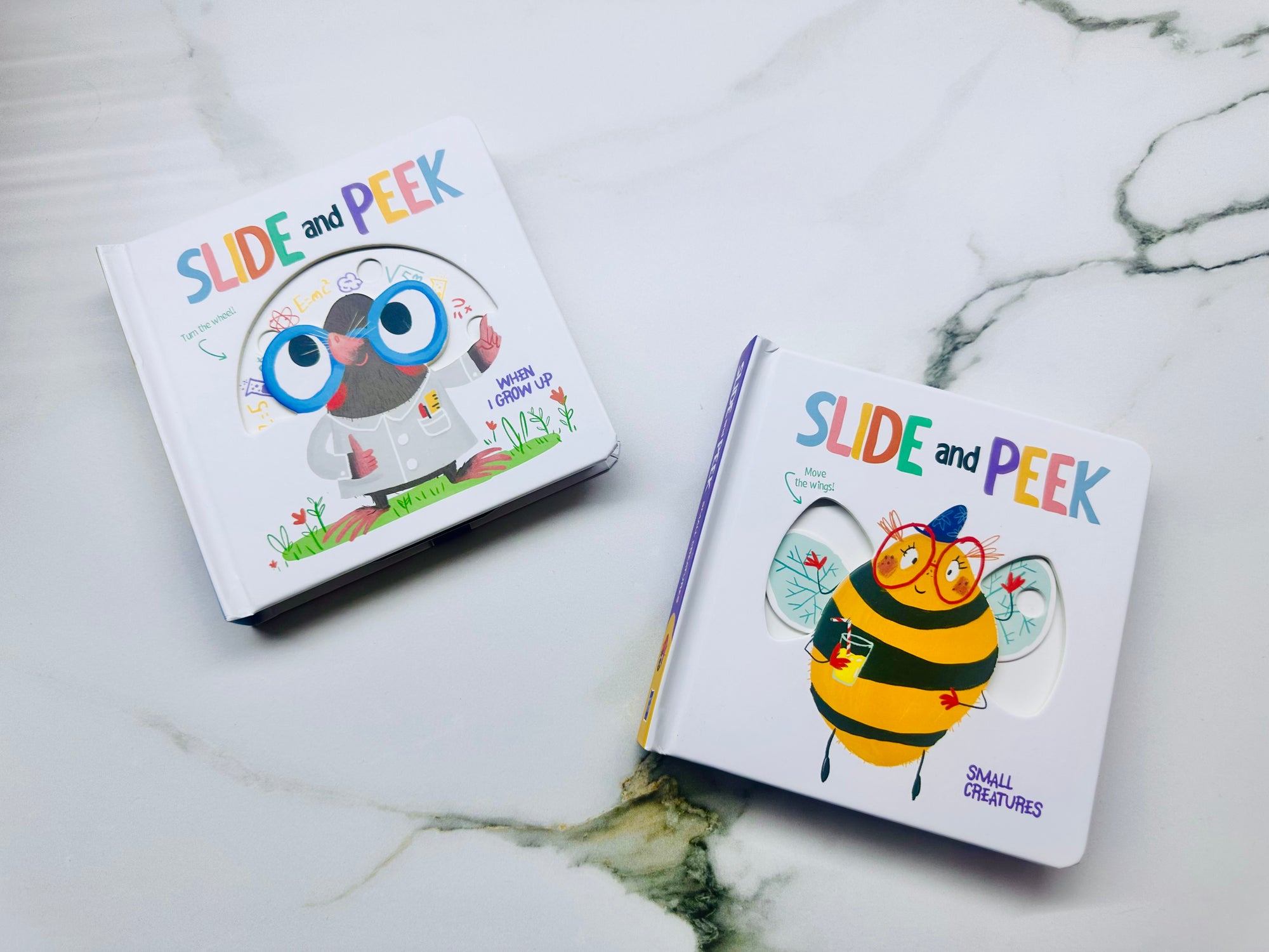 Slide And Peek Puzzle Book : Small Creatures ( Insects )