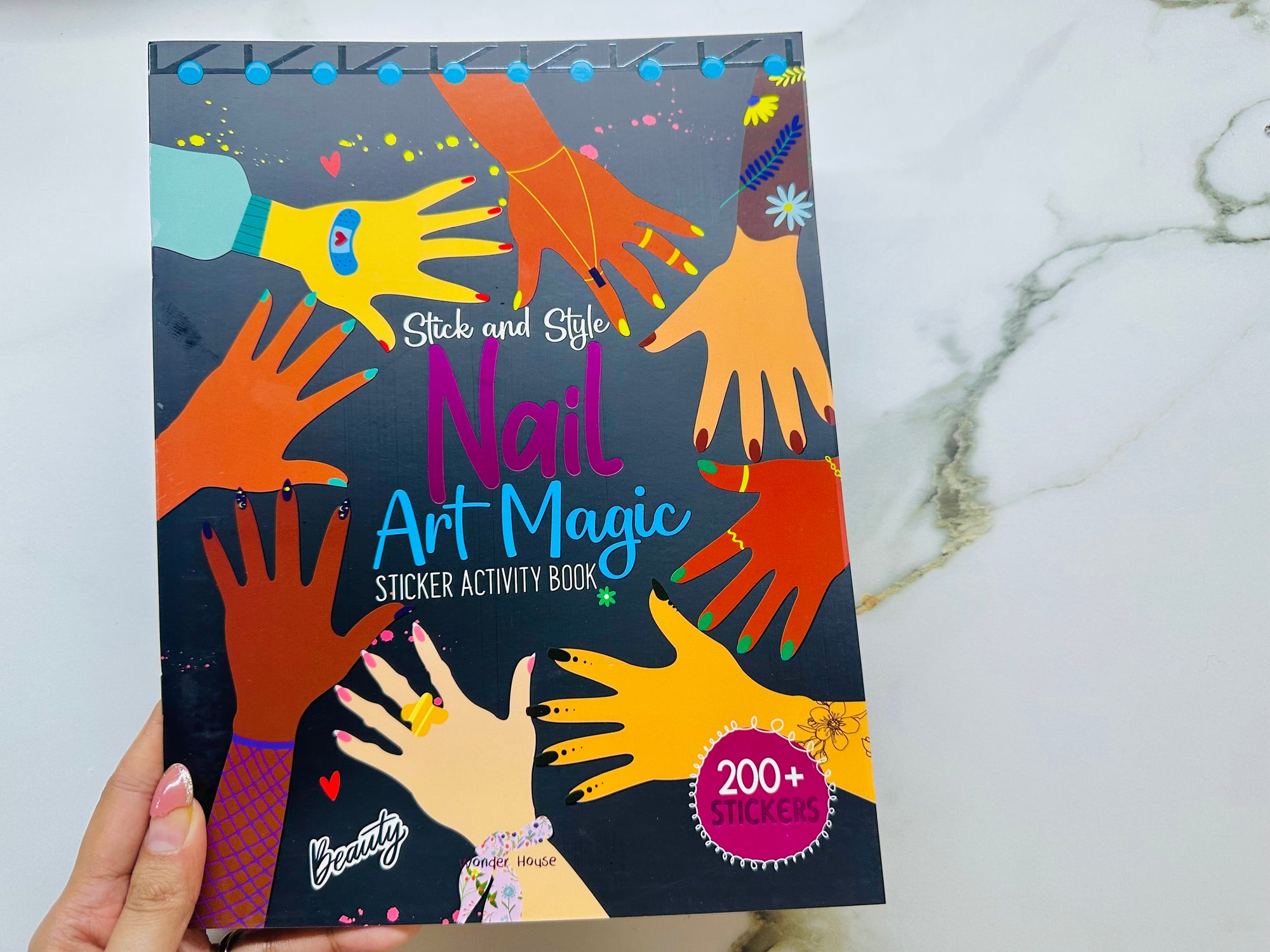 Nail Art Sticker Activity Book