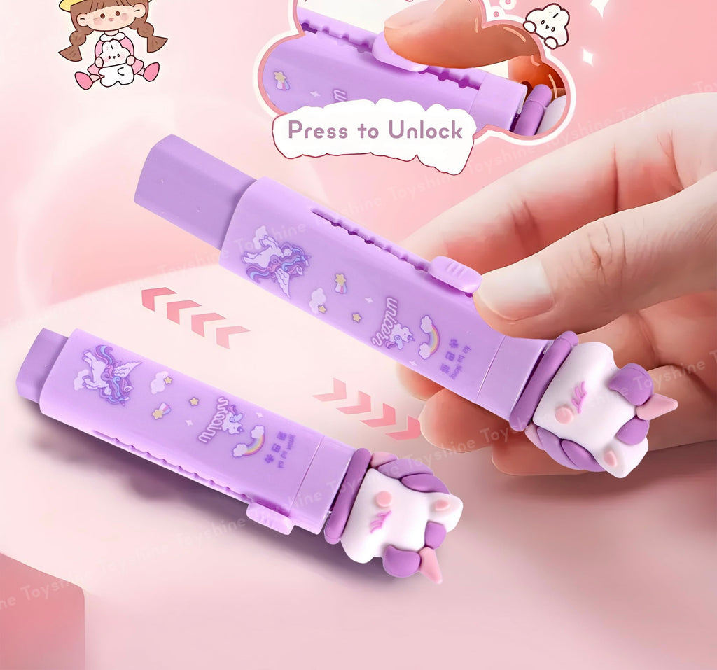 Unicorn Eraser with Extra Refill