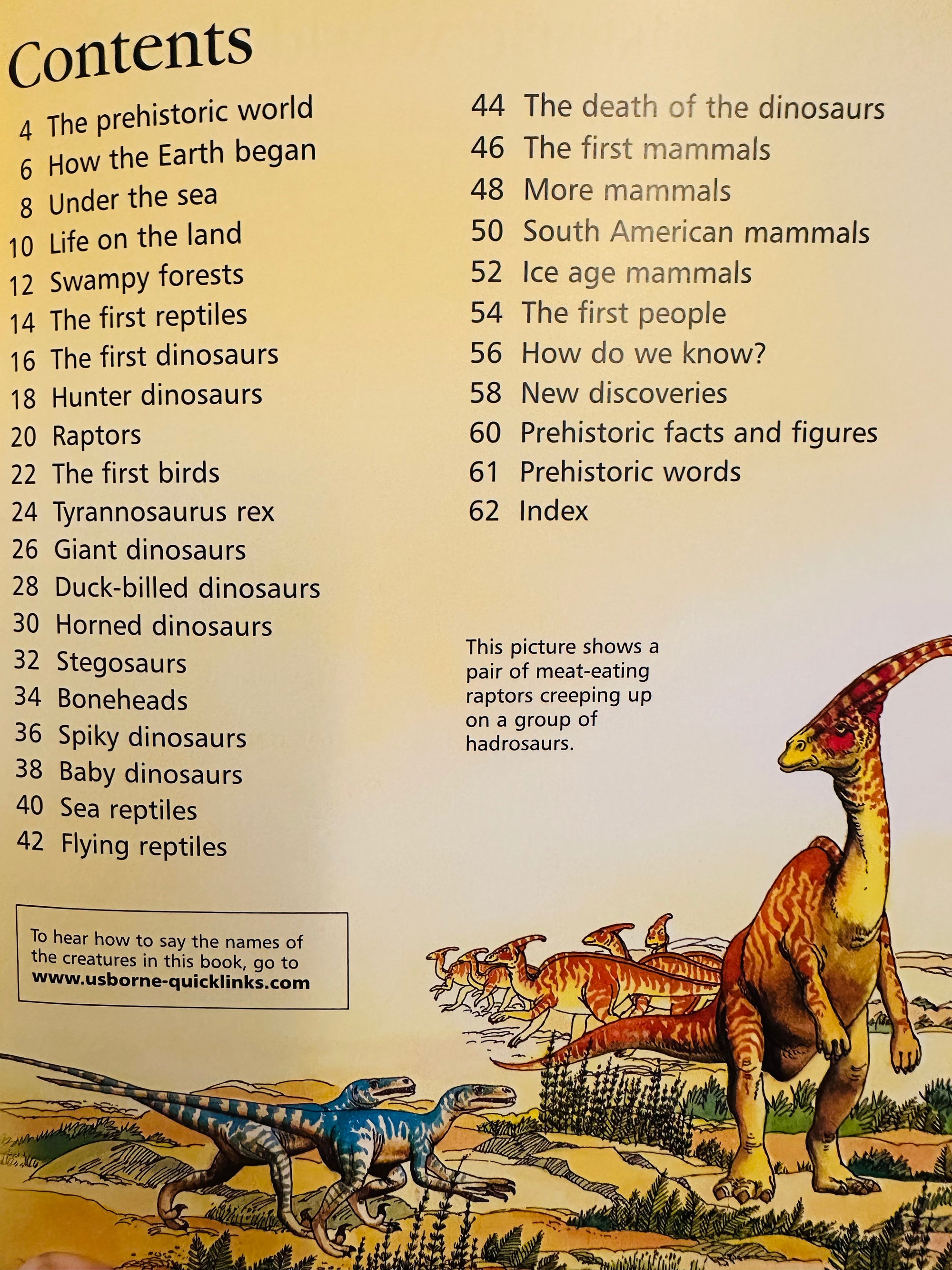The Usborne Little Encyclopaedia of Dinosaurs