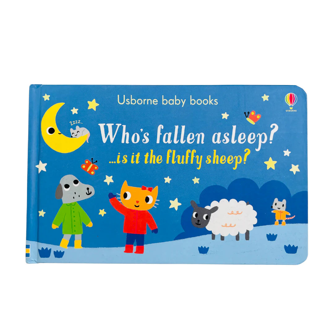 Usborne: Who’s Asleep? is it the fluffy sheep